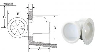 Schéma pour propulseur de poupe électrique montage interne